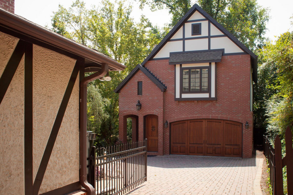 brick garage addition in charlotte nc